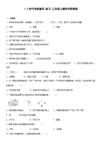 科学三年级上册2 空气有质量吗精品巩固练习