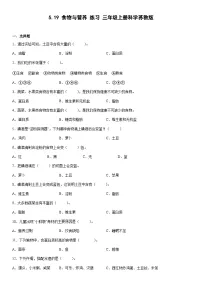 小学19 食物与营养精品综合训练题