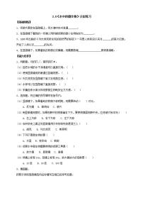 小学科学人教鄂教版 (2017)五年级上册8 水中的微小生物精品课时训练