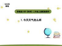 苏教版 (2017)二年级上册1 今天天气怎么样教学ppt课件