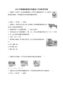 湖南省湘西州凤凰县2023届小升初科学试卷（含解析）