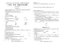 贵州省铜仁市石阡县2022-2023学年六年级上学期科学·道德与法治期中质量监测试题(2)