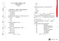 山东省滨州市阳信县2023-2024学年四年级上学期11月期中科学试题