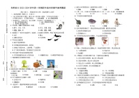 福建省厦门市海沧区华附实小2023-2024学年四年级上学期科学期中素养跟踪试卷