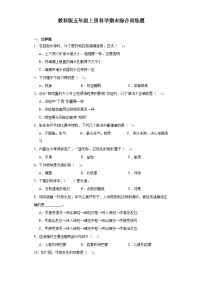 教科版五年级上册科学期末综合训练题（含答案） (2)