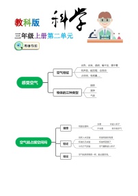 第2单元 空气-2023-2024学年三年级科学上册期中专项复习（教科版）