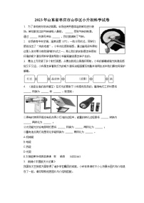 山东省枣庄市山亭区2022-2023学年六年级下学期期末考试科学试题