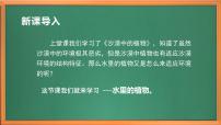 小学科学苏教版 (2017)三年级下册7 水里的植物一等奖作业课件ppt