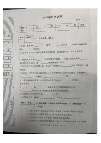 陕西省宝鸡市渭滨区2023-2024学年六年级上学期期末科学试卷