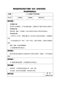 小学科学教科版 (2017)五年级下册2.比较种子发芽实验教学设计