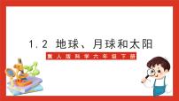 科学六年级下册第2课 地球、月球和太阳完美版课件ppt