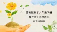 苏教版 (2017)六年级下册11 开发新能源优质课教学ppt课件