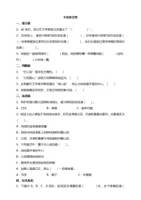 小学科学9 昼夜交替同步测试题