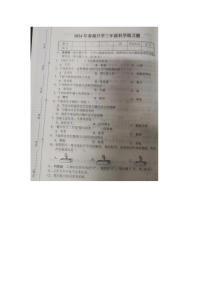 河南省南阳市南召县2023-2024学年三年级下学期开学科学试题(1)