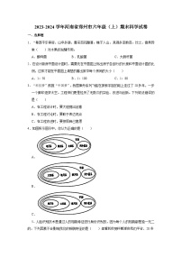 35，河南省郑州市2023-2024学年六年级上学期期末科学试卷