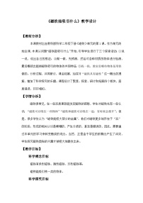 小学科学教科版 (2017)二年级下册1.磁铁能吸引什么教案