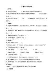小学科学教科版 (2017)四年级下册4.制作岩石和矿物标本练习
