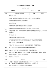 教科版 (2017)六年级下册3.发现变化中的新物质教案