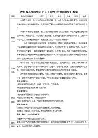 小学科学教科版 (2017)六年级上册1.我们的地球模型教学设计