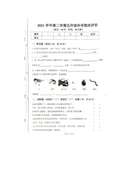 广东省广州市多校联考2021-2022学年五年级下学期期末科学试题