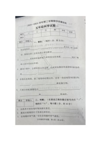 河北省保定市高阳县223-2024学年五年级下学期期末科学试题