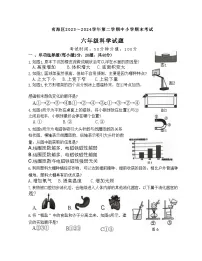 广东省佛山市2023-2024学年三年级下学期7月期末科学试题