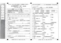 山东省聊城市东昌府区2022-2023学年五年级下学期期中科学试卷