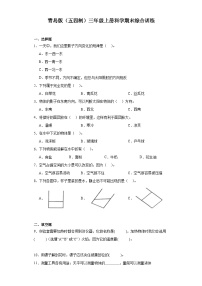 2024秋青岛版（五四制）三年级上册科学期末综合训练（含答案）