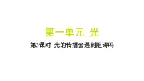 小学科学教科版（2024）五年级上册3.光的传播会遇到阻碍吗习题课件ppt