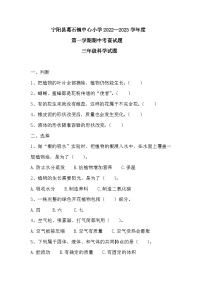 期末综合测试卷（试题）－2024-2025学年三年级科学上册青岛版（五四制）