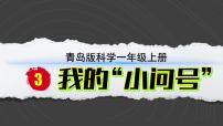 小学科学青岛版（六三制）(2024)一年级上册（2024）3 我的小问号教学课件ppt
