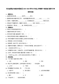 河北省邢台市威县枣园校区2024-2025学年六年级上学期第一阶段能力提升月考科学试卷