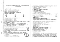 山东省滨州市邹平怀远学校小学部2024-2025学年三年级上学期期中比赛科学试题