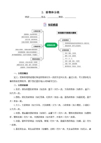 小学科学教科版（2024）一年级下册（2024）2.给物体分类精品综合训练题