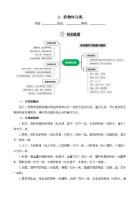 小学科学教科版（2024）一年级下册（2024）2.给物体分类精品综合训练题