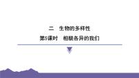 小学科学教科版（2024）六年级下册5.相貌各异的我们习题ppt课件