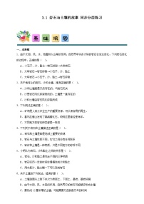 小学科学教科版（2024）四年级下册岩石与土壤的故事精品课后测评