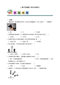 教科版(2024)三年级下册影子的秘密优秀当堂达标检测题