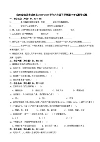 山东省临沂市沂南县2023-2024学年六年级下学期期中考试科学试题