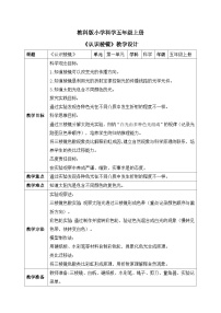 教科版（2024）五年级上册认识棱镜优质课教案设计