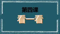 小学科学青岛版（六三制）(2024)一年级上册（2024）看一看教学课件ppt