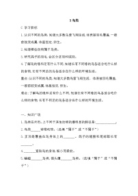 科学鸟类测试题