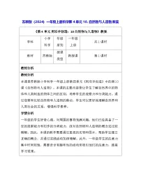苏教版（2024）一年级上册（2024）自然物与人造物教案