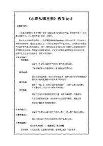 教科版（2024）三年级上册（2024）2.水珠从哪里来一等奖教学设计