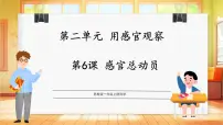 一年级上册（2024）感官总动员课堂教学课件ppt