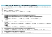 教科版（2024）六年级上册观察水中微小的生物表格教案设计