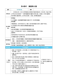 科学三年级上册（2024）第一单元 天气4.测量降水量表格教学设计