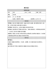小学科学教科版（2024）六年级上册放大镜表格教案