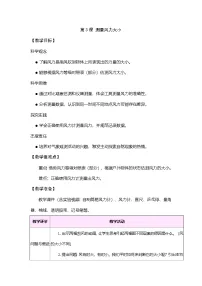 大象版（2024）三年级上册（2024）3 测量风力大小表格教案