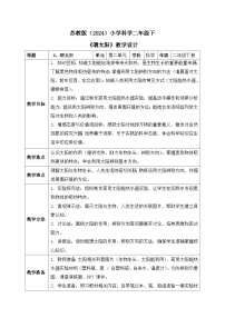 小学科学苏教版（2024）二年级下册（2024）第2单元 天空中的星体​4 晒太阳​表格教案及反思